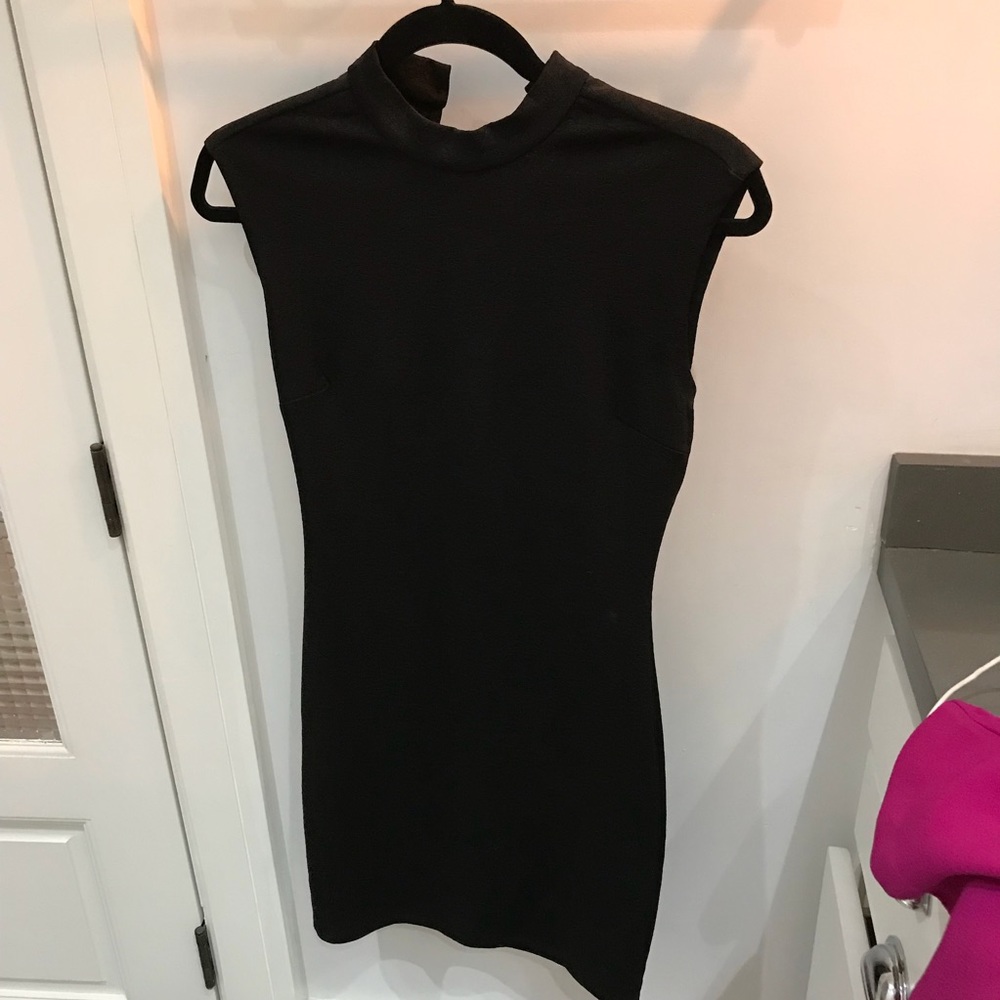 Black pencil dress